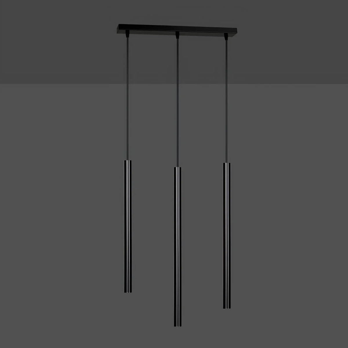 Emibig Selter Pendellampa 3-ljus 45x6 cm, Svart