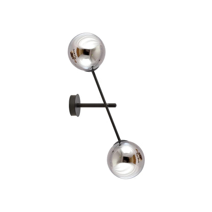Emibig Linear Vägglampa 2-ljus 12x57 cm, Svart