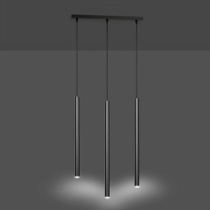 Emibig Selter Pendellampa 3-ljus 45x6 cm, Svart
