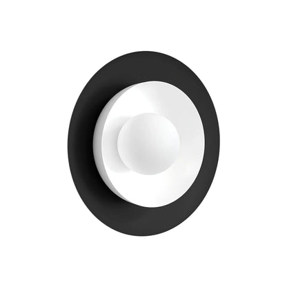 Emibig Poppi Vägglampa 30x30 cm, Svart/Vit