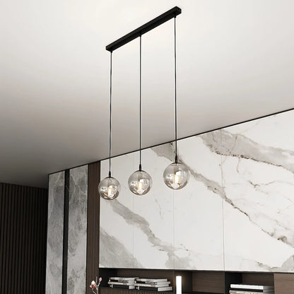 Emibig Cosmo Pendellampa 3-ljus 70x14 cm, Svart
