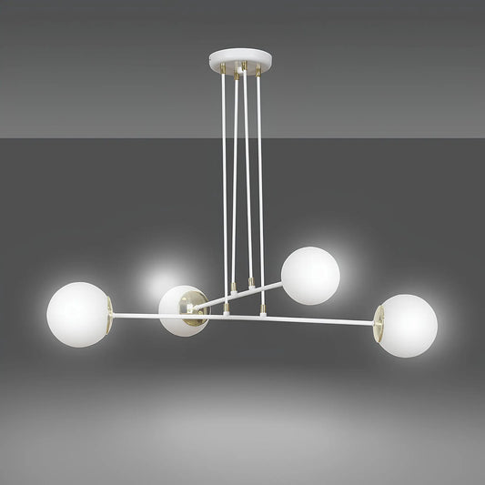 Emibig Ognis Pendellampa 4-ljus Ø75 cm, Vit