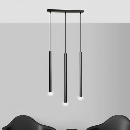 Emibig Selter Pendellampa 3-ljus 45x6 cm, Svart