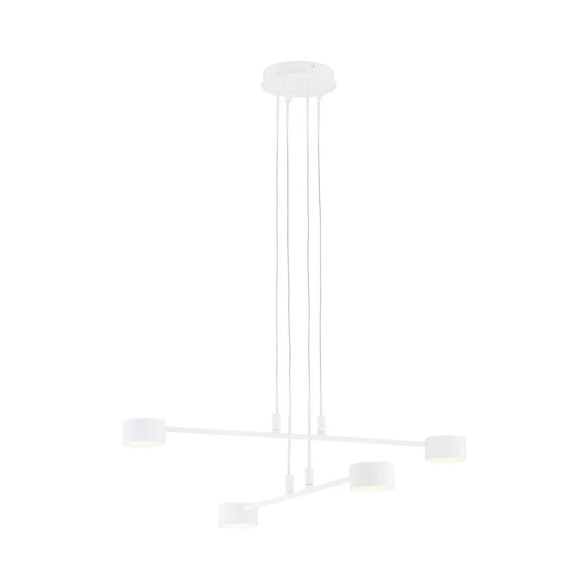 Emibig Modus Pendellampa 5-ljus Ø70 cm, Vit