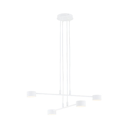 Emibig Modus Pendellampa 5-ljus Ø70 cm, Vit