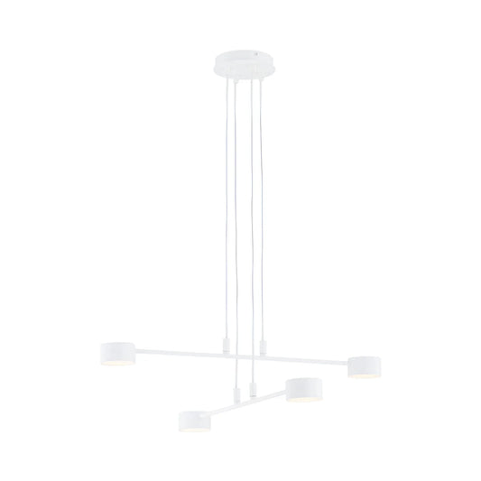 Emibig Modus Pendellampa 5-ljus Ø70 cm, Vit
