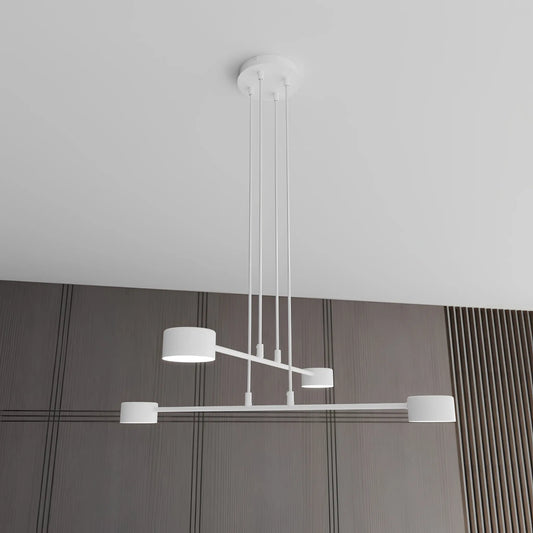 Emibig Modus Pendellampa 5-ljus Ø70 cm, Vit