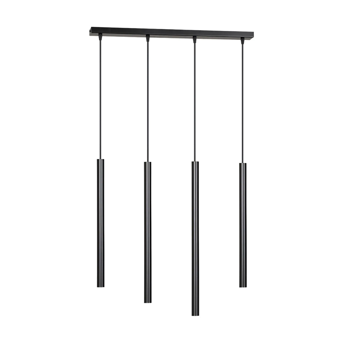 Emibig Selter Pendellampa 4-ljus 60x6 cm, Svart
