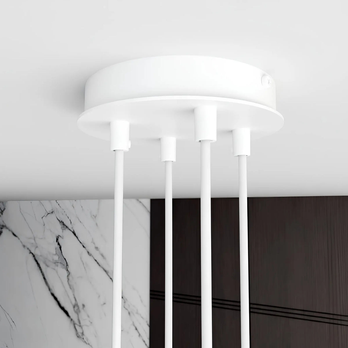Emibig Modus Pendellampa 5-ljus Ø70 cm, Vit