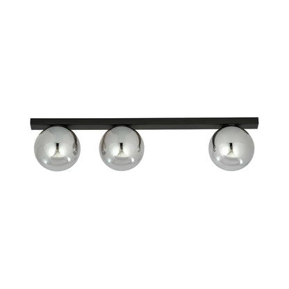 Emibig Fit Taklampa 3-ljus 70x14 cm, Svart