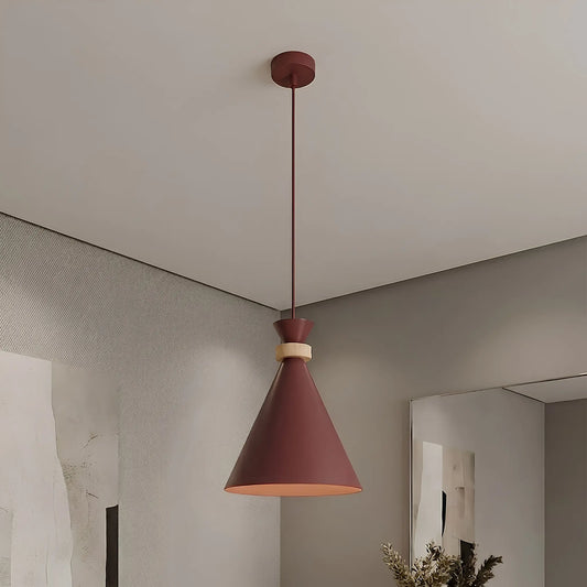 Emibig Zero Pendellampa Ø23 cm, Vinröd