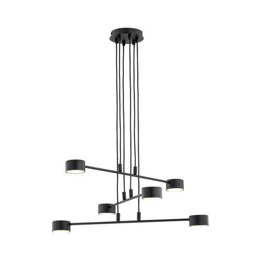 Emibig Modus Pendellampa 6-ljus Ø70 cm, Svart