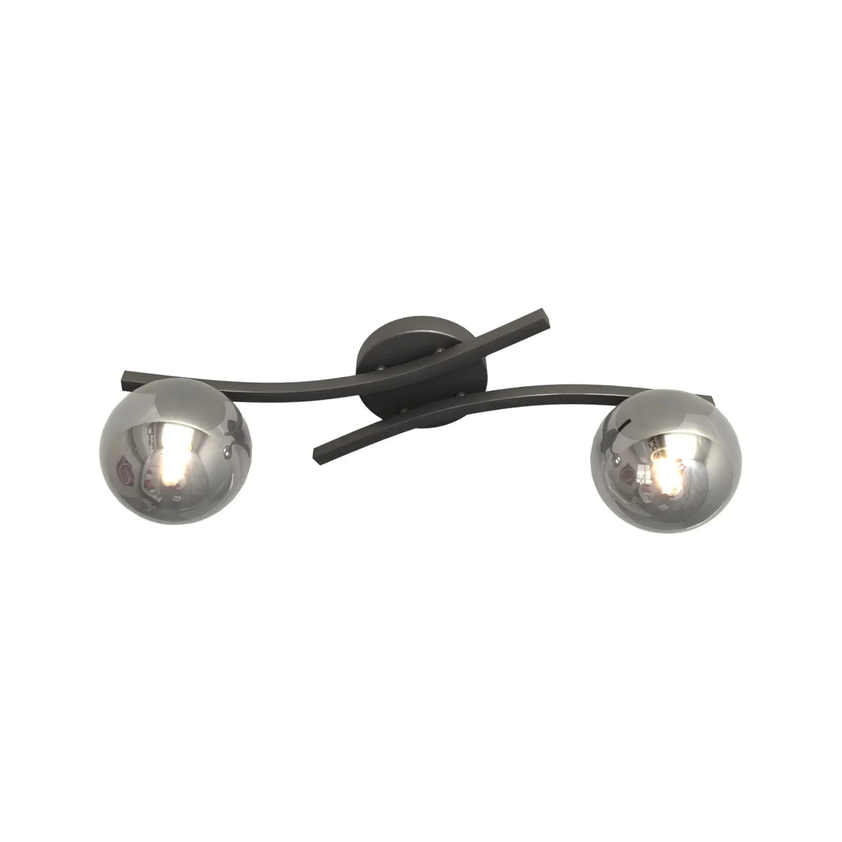 Emibig Opus Taklampa 2-ljus Ø40 cm, Svart