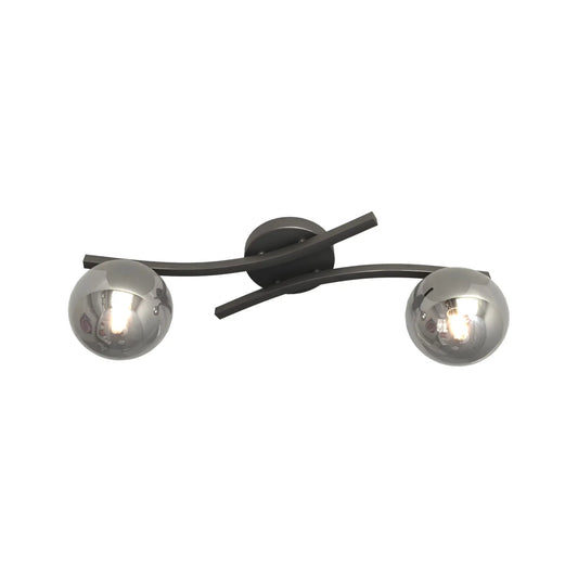 Emibig Opus Taklampa 2-ljus Ø40 cm, Svart