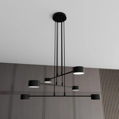 Emibig Modus Pendellampa 6-ljus Ø70 cm, Svart