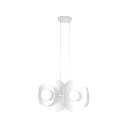 Emibig Elementi Pendellampa 4-ljus 54x23 cm, Vit
