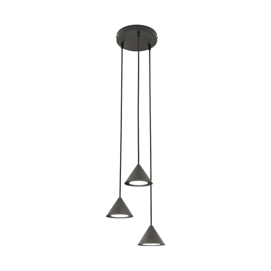 Emibig Elit Pendellampa 3-ljus Ø20 cm, Svart