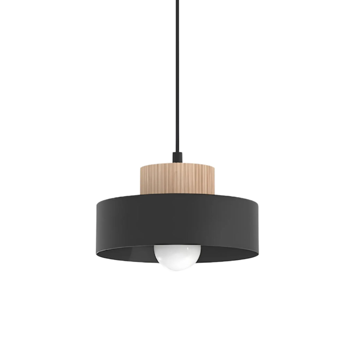 Emibig Kivi Pendellampa Ø20 cm, Svart