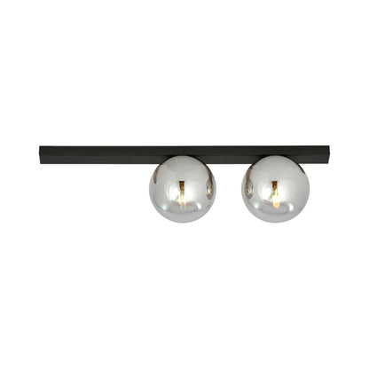Emibig Fit Taklampa 2-ljus 60x14 cm, Svart