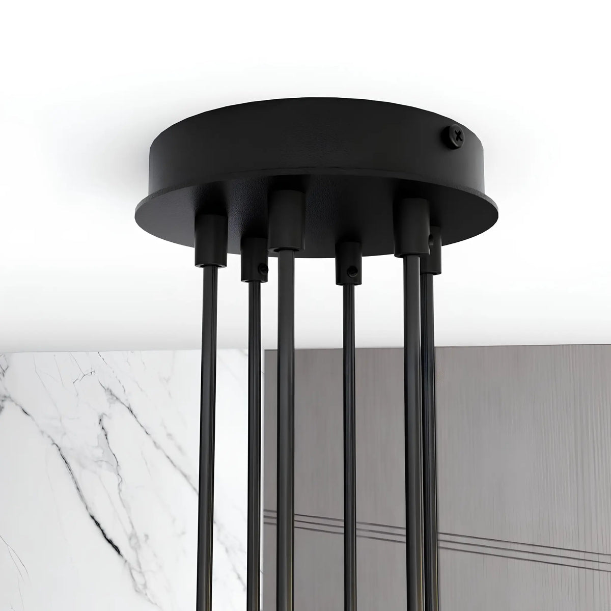 Emibig Modus Pendellampa 6-ljus Ø70 cm, Svart