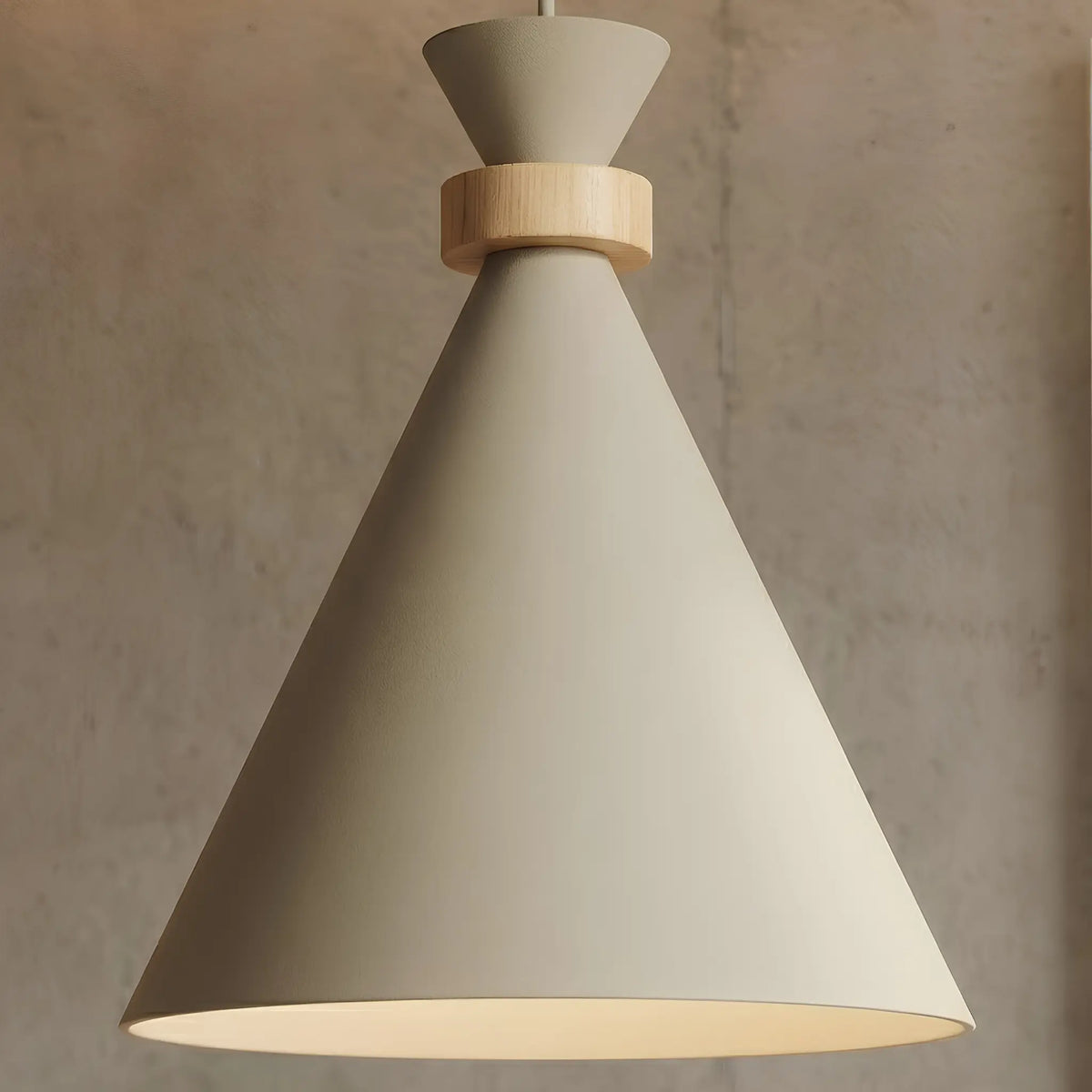 Emibig Zero Pendellampa Ø23 cm, Beige