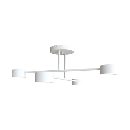 Emibig Halo Taklampa 4-ljus Ø60 cm, Vit