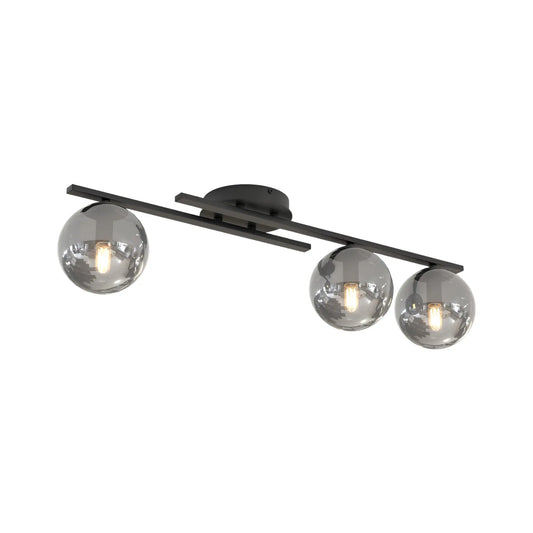 Emibig Kairo Taklampa 3-ljus 74x20 cm, Svart