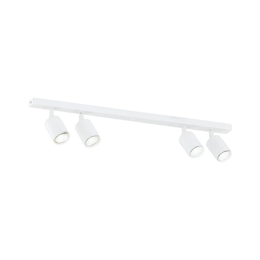 Emibig Flash Taklampa 4-ljus 70x4 cm, Vit