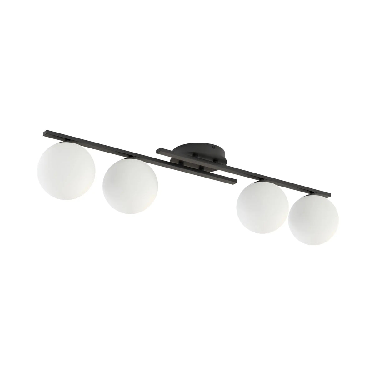 Emibig Kairo Taklampa 4-ljus 87x29 cm, Svart