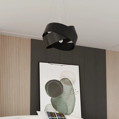 Emibig Vieno Pendellampa 2-ljus Ø50 cm, Svart