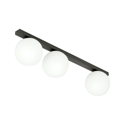 Emibig Fit Taklampa 3-ljus 70x14 cm, Svart