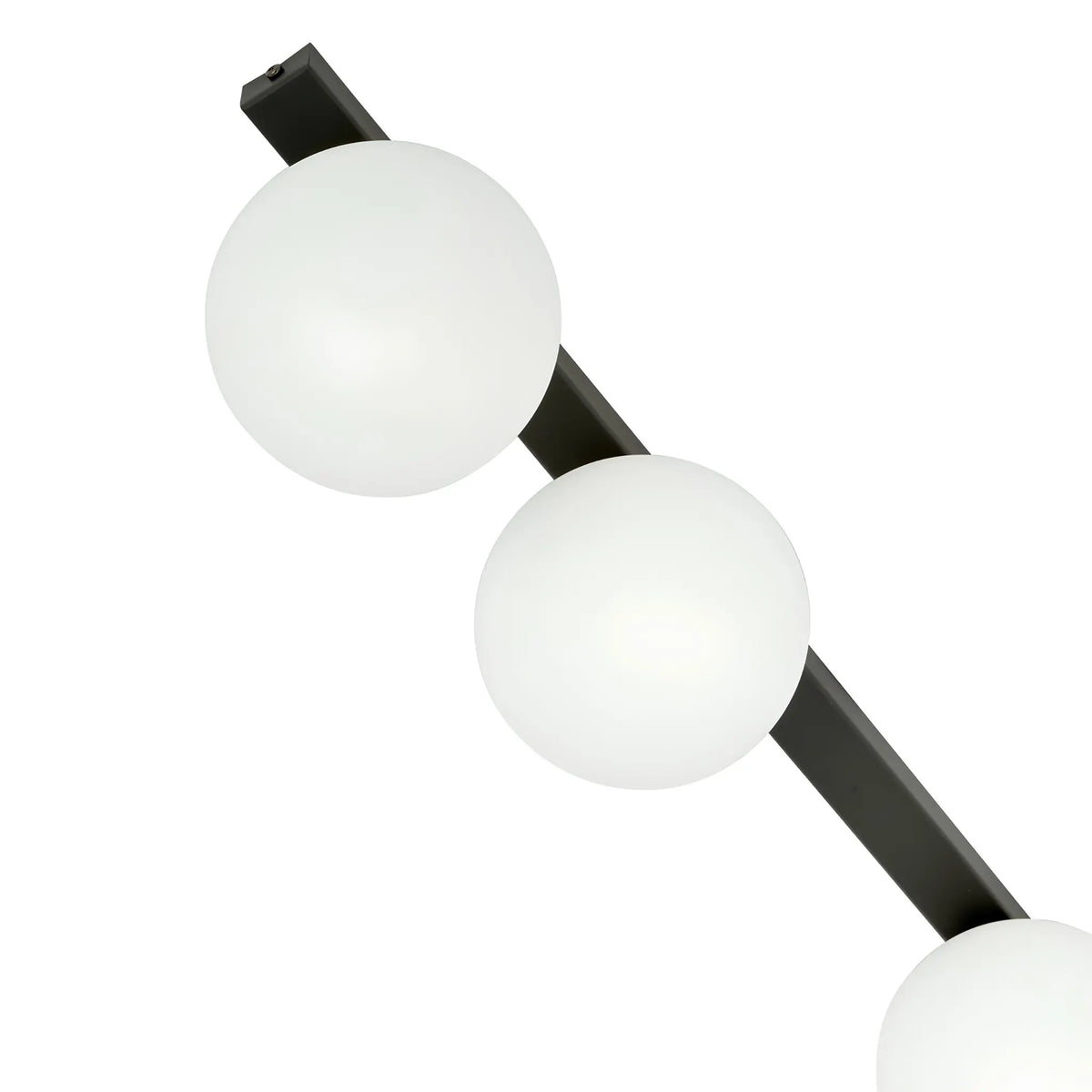 Emibig Fit Taklampa 3-ljus 70x14 cm, Svart
