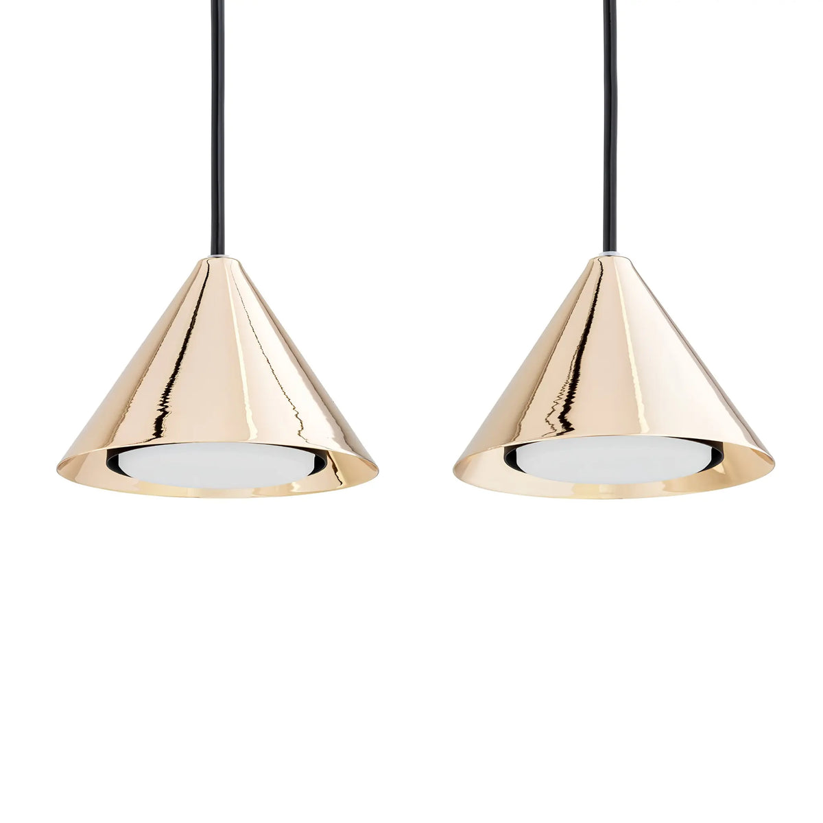 Emibig Elit Pendellampa 3-ljus 70x12 cm, Svart/Guld