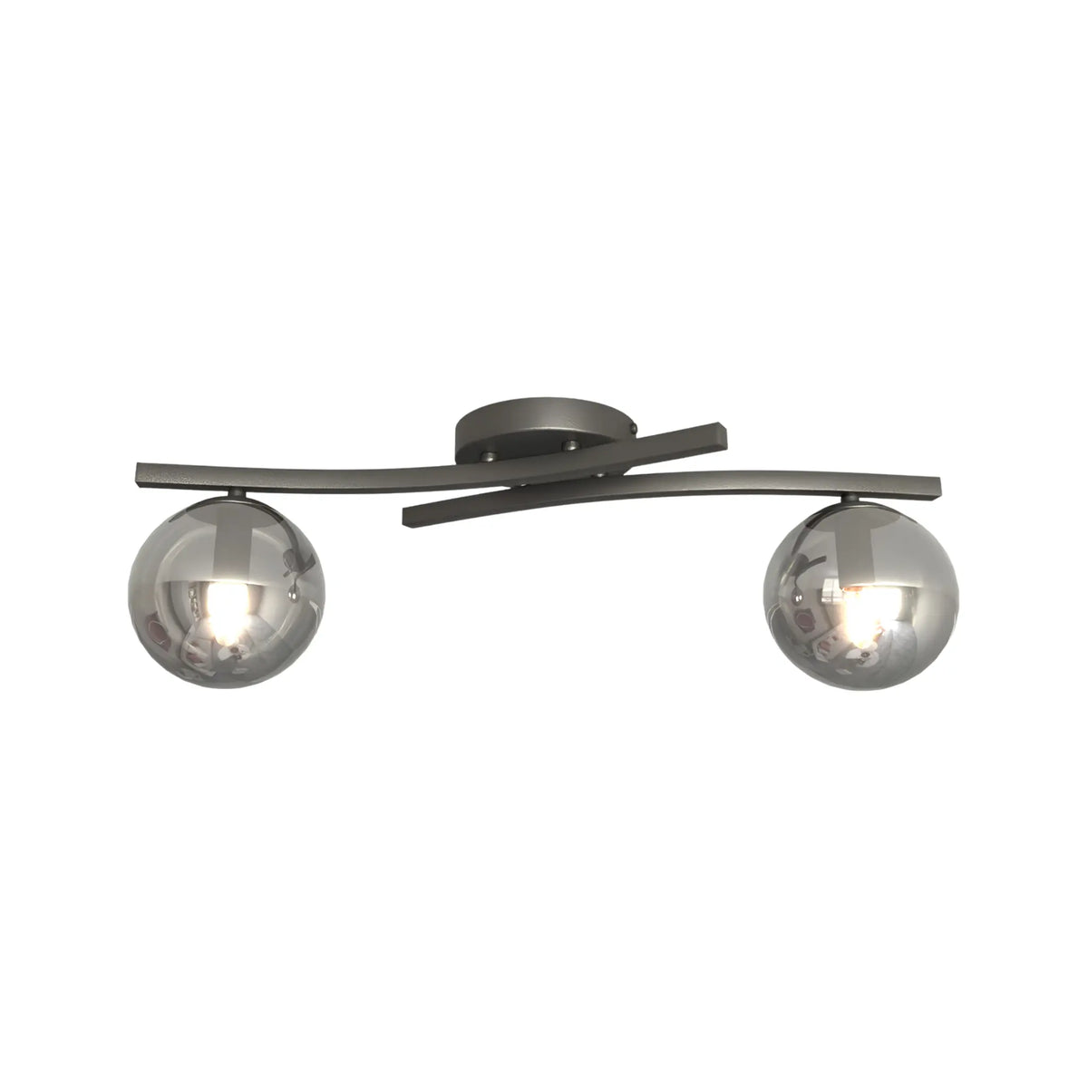 Emibig Opus Taklampa 2-ljus Ø40 cm, Svart