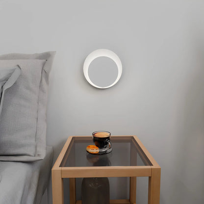 Emibig Circle Vägglampa 22x20 cm, Vit