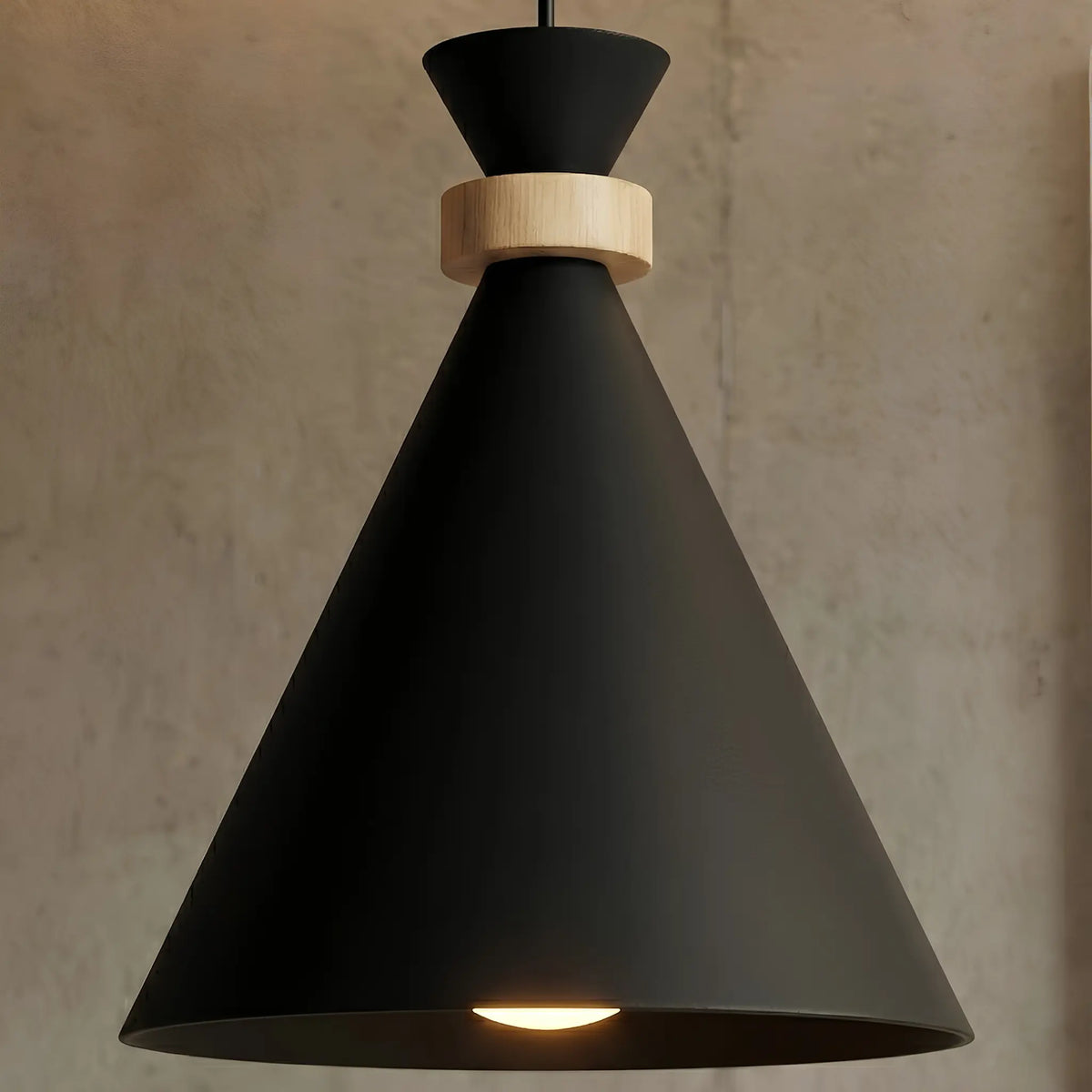 Emibig Zero Pendellampa Ø23 cm, Svart