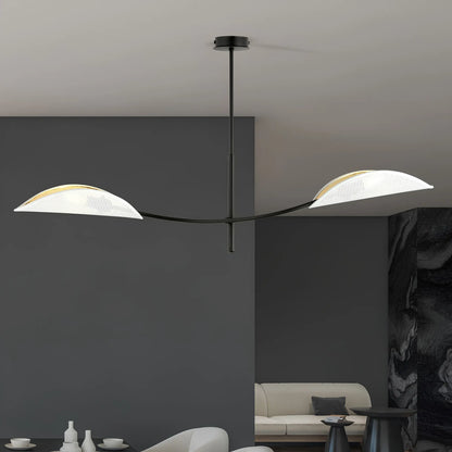Emibig Lotus Taklampa 2-ljus 103x11 cm, Svart/Vit
