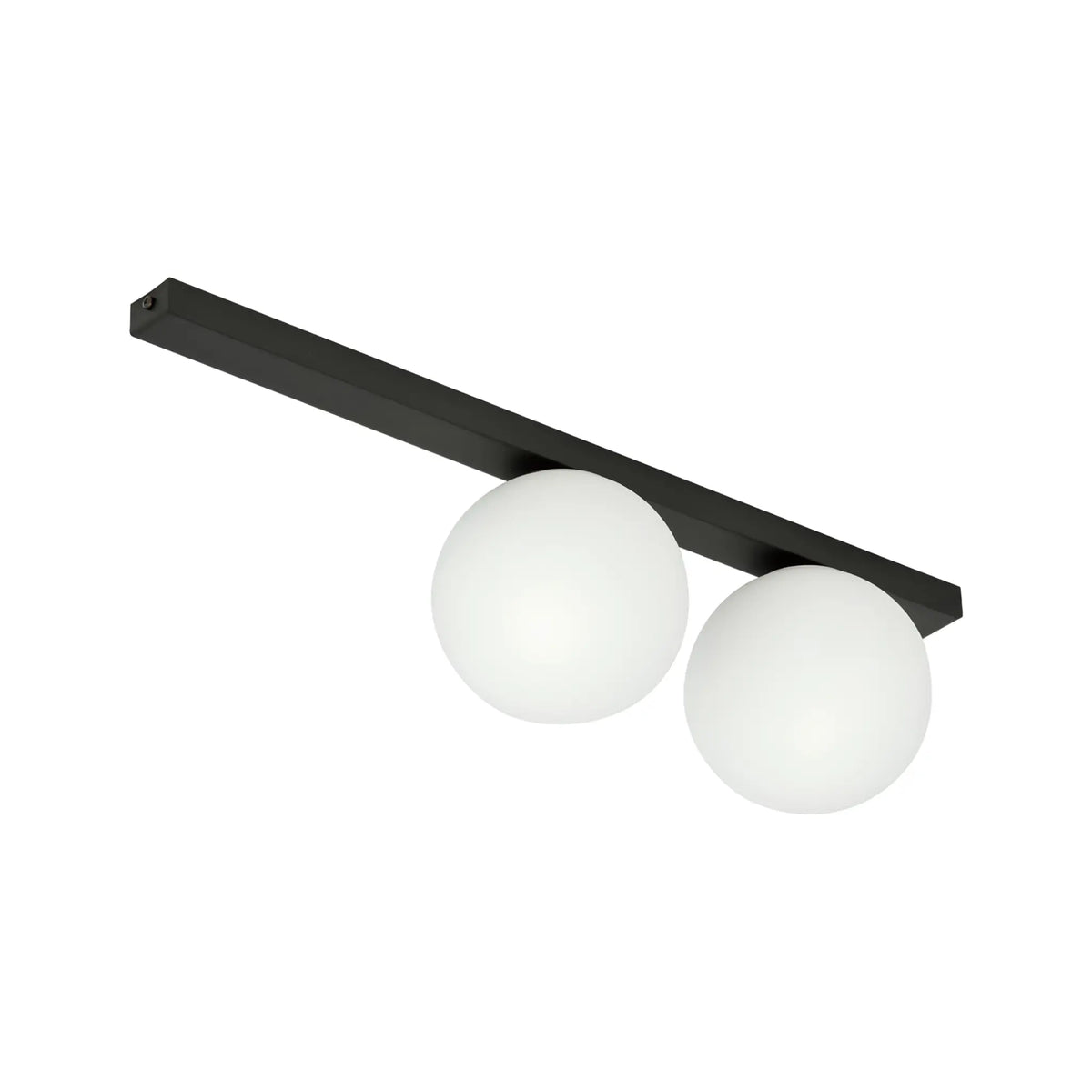 Emibig Fit Taklampa 2-ljus 60x14 cm, Svart
