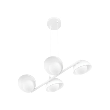 Emibig Boom Pendellampa 4-ljus 60x32 cm, Vit