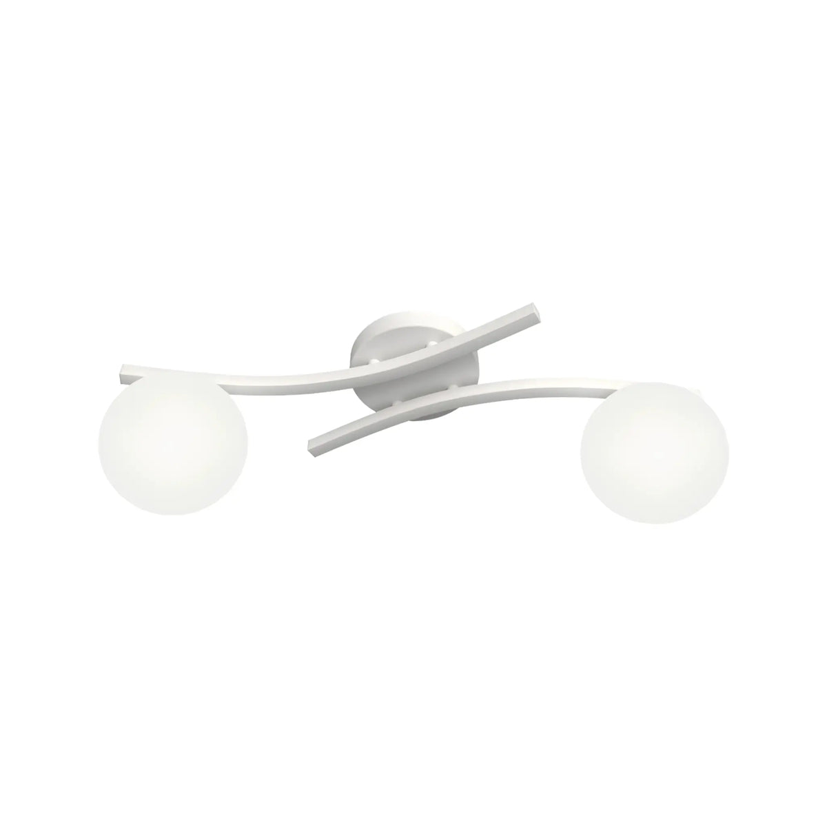 Emibig Opus Taklampa 2-ljus Ø40 cm, Vit