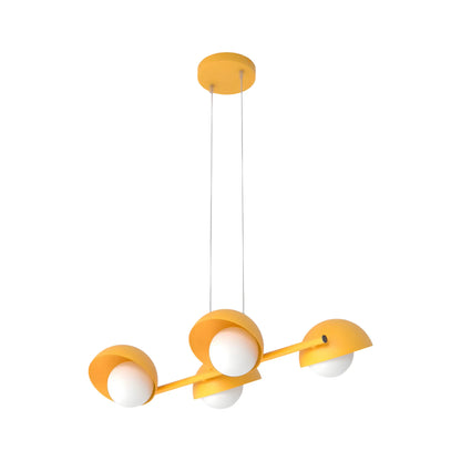 Emibig Boom Pendellampa 4-ljus 60x32 cm, Orange