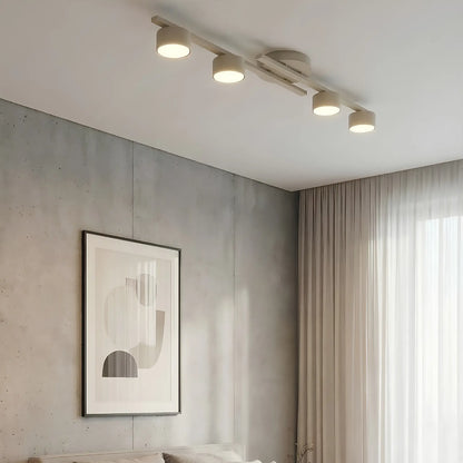 Emibig Fragment Taklampa 4-ljus 87x29 cm, Beige