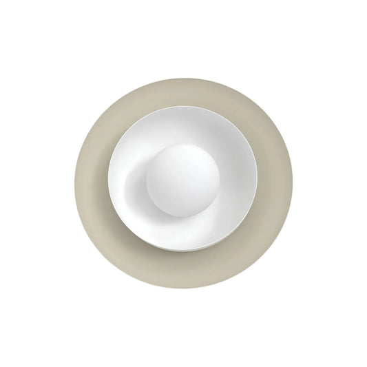 Emibig Poppi Vägglampa 30x30 cm, Beige/Vit