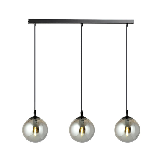 Emibig Cosmo Pendellampa 3-ljus 70x14 cm, Svart