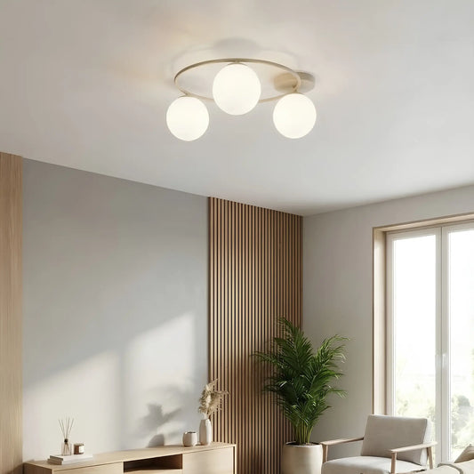 Emibig Sopra Taklampa 3-ljus Ø47 cm, Beige