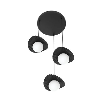 Emibig Flora Pendellampa 3-ljus Ø42 cm, Svart