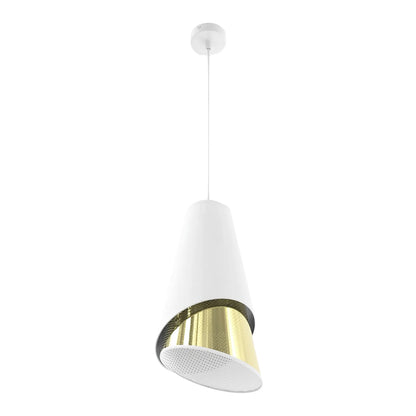 Emibig Moda Pendellampa Ø20 cm, Vit/Guld