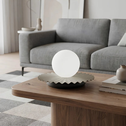 Emibig Umbra Bordslampa 20x13 cm, Beige/Svart
