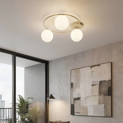Emibig Sopra Taklampa 3-ljus Ø47 cm, Beige