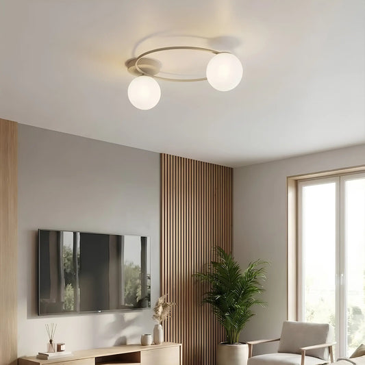 Emibig Sopra Taklampa 2-ljus Ø47 cm, Beige